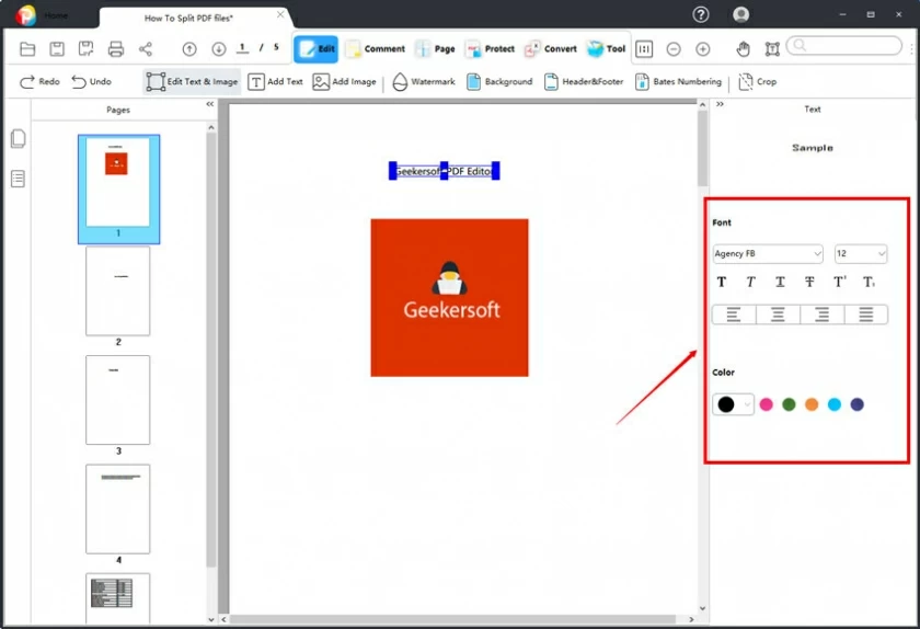如何使用PDF编辑器编辑PDF文档2