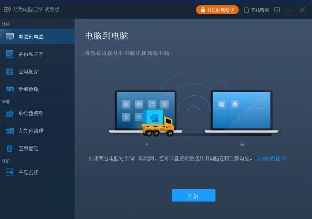 1、通过软件连接传输